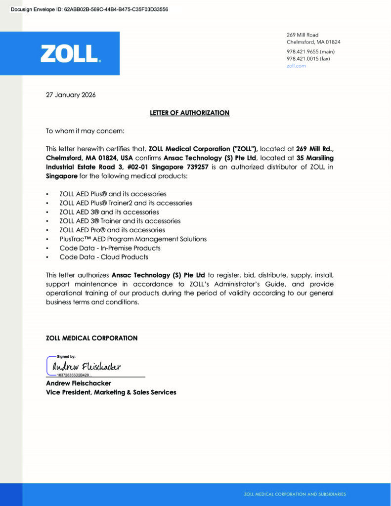 ZOLL APAC Authorised Distributor